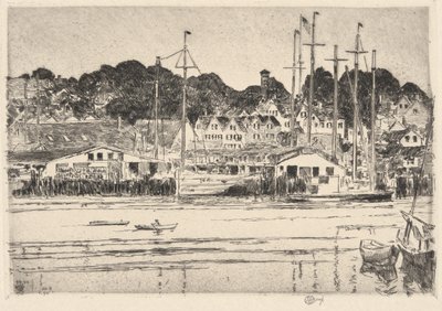 Gloucester, Inner Harbor, 1919 af Childe Hassam