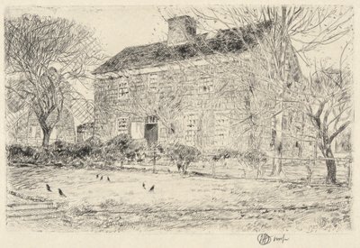 Home Sweet Home, nr. 2, Easthampton, 1923 af Childe Hassam