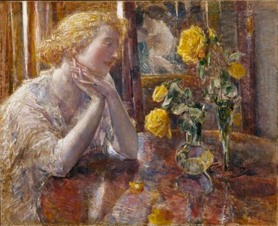 Maréchal Niel Roses af Childe Hassam