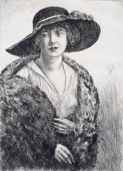 Frøken Erminie Gagnon af Childe Hassam