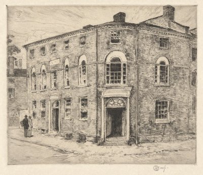 Old Custom House, Portsmouth, 1915 af Childe Hassam