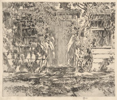 Old Doorway, Easthmapton, 1920 af Childe Hassam