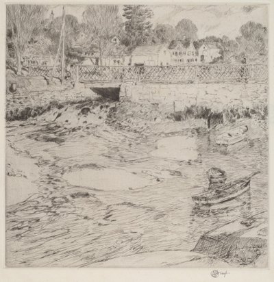 Gammel blonde af Childe Hassam