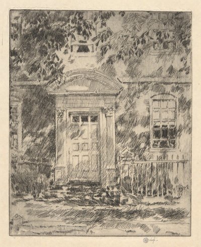 Portsmouth Doorway, 1916 af Childe Hassam