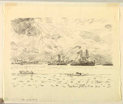 Flådens tilbagevenden af Childe Hassam