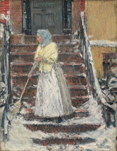 Fejer sne af Childe Hassam