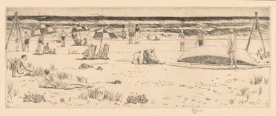 The Beach Club, Easthampton af Childe Hassam
