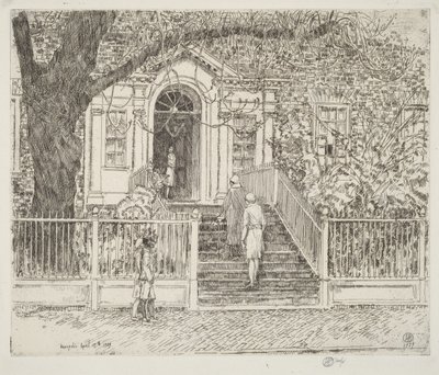 Chase-huset af Childe Hassam