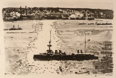 Den franske krydser af Childe Hassam