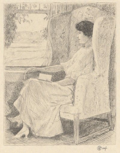 Den georgiske stol af Childe Hassam