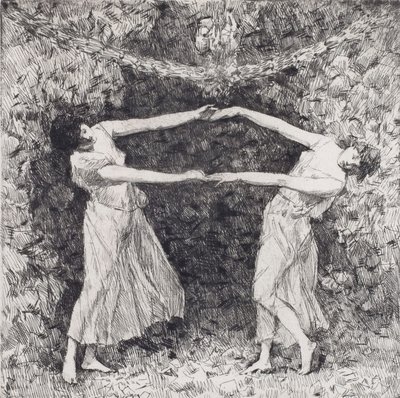 Laurbærdansen af Childe Hassam