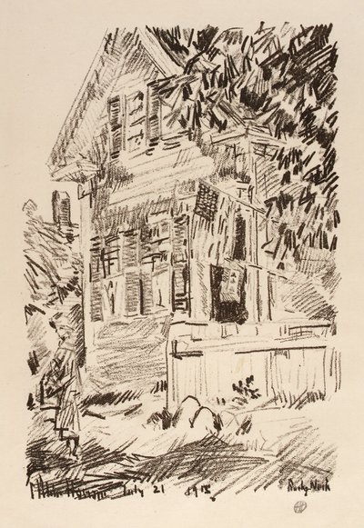 Service-flaget af Childe Hassam