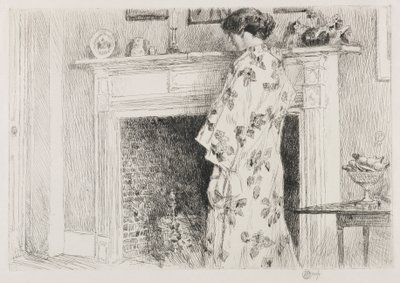 Den hvide kimono af Childe Hassam