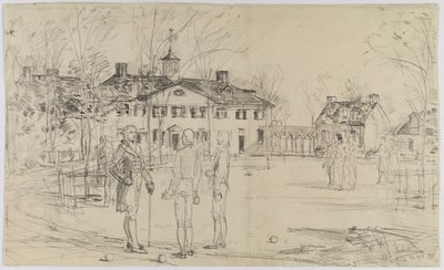 Washington ved Mount Vernon af Childe Hassam