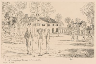 Washington ved Mt. Vernon af Childe Hassam