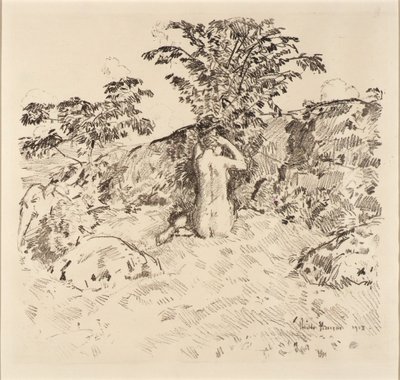 Vildt kirsebærtræ af Childe Hassam