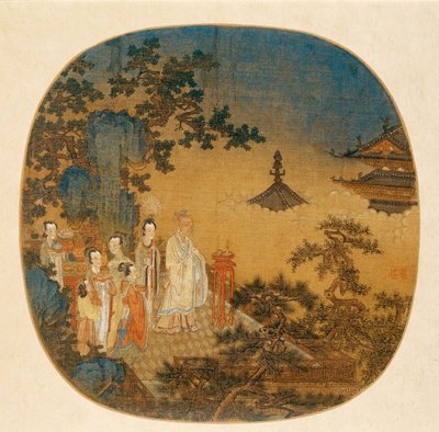 Røgelse ceremoni, 1300-tallet. af Chinese Master.