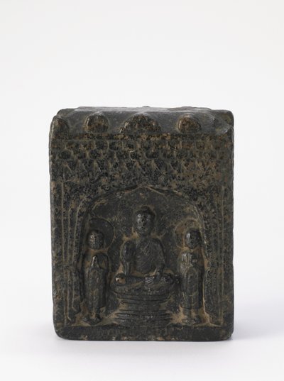 Buddhistisk tavle, Opdelingsperiode, 535-557 af Chinese School