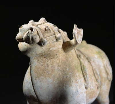 Tyr, krigsførende stater (1027-220 f.Kr.) (lertøj) (detaljer) (se 176595) af Chinese School