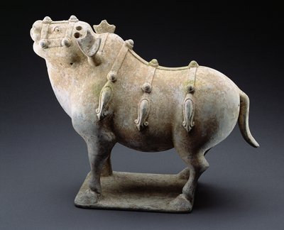 Tyr, krigsførende stater, 1027-220 f.Kr. (lertøj) af Chinese School