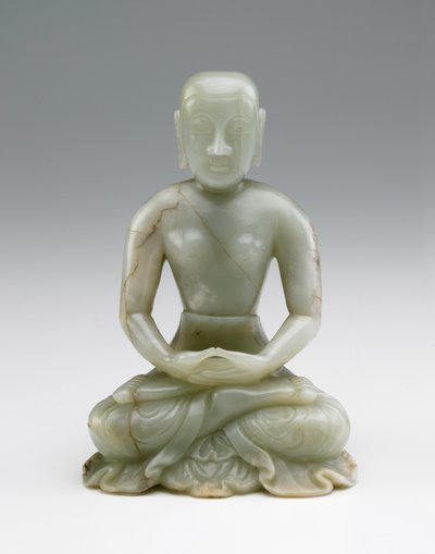 Udskæring af Shakymuni Buddha som en asketisk, 17.-18. århundrede af Chinese School