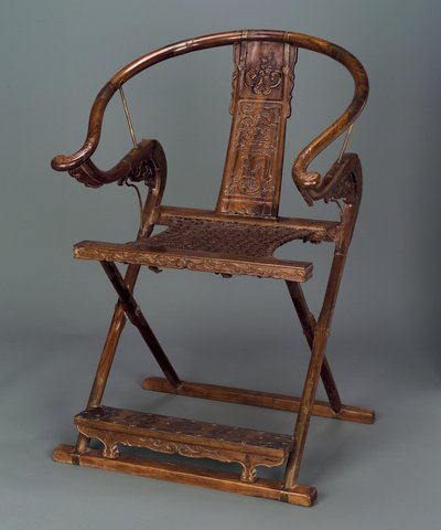 Stol (sammenklappelig), Ming-dynastiet, 1600-50 (palisander) af Chinese School