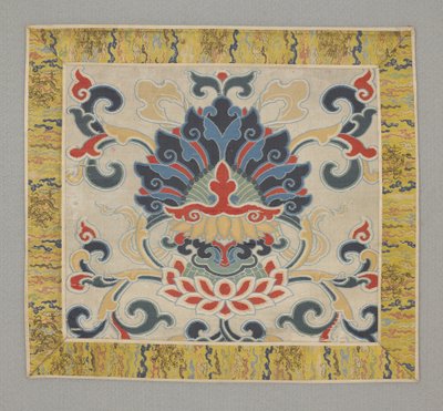 Otte buddhistiske dyrebare ting, lotus, 1600-tallet af Chinese School