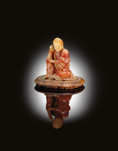 Figure of a Luohan af Chinese School