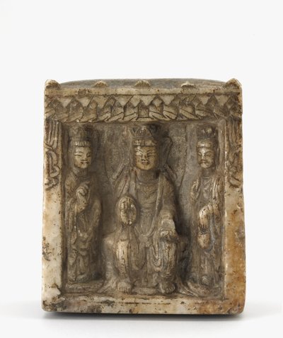 Firesidet miniaturestele, muligvis Western Wei-dynasti, ca. 550 af Chinese School