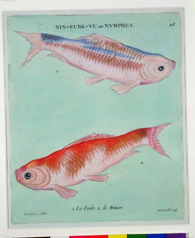 Le Fade, Le Minier, graveret af Francois Nicholas Martinet (1731-s.1796) (tryk) af Chinese School