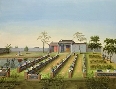 Børnehave, ca. 1820-40 (wc på papir) af Chinese School