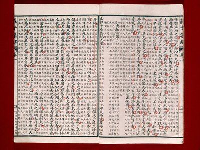 Side fra en poesibog af Chuang-Tzu (blæk på papir) af Chinese School