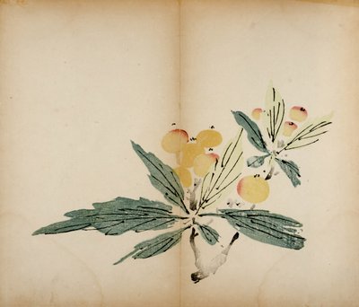 Ti Bamboo Studio Prints, 1643 (træblok) af Chinese School