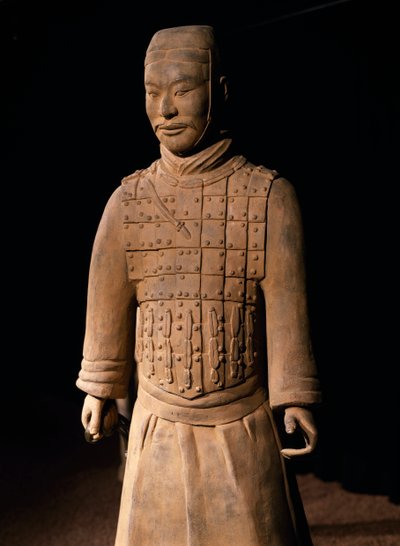 Terracotta-hærkriger, kejser Qin Shi Huangs mausoleum, 3. århundrede f.Kr. (foto) af Chinese School