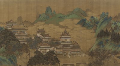 The Peach Festival of the Queen Mother of the West, Ming eller Qing-dynastiet, 17.-18. århundrede af Chinese School
