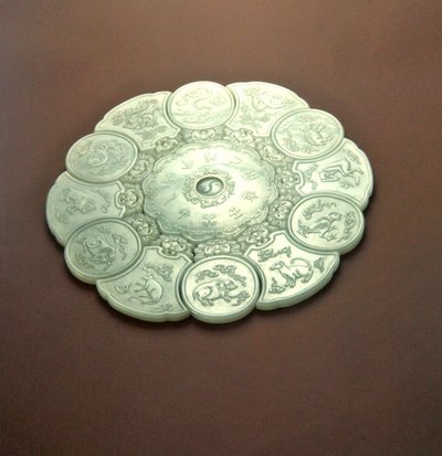 Dyrenes kalender, 1736-95 (jade) af Ching Period Chinese School