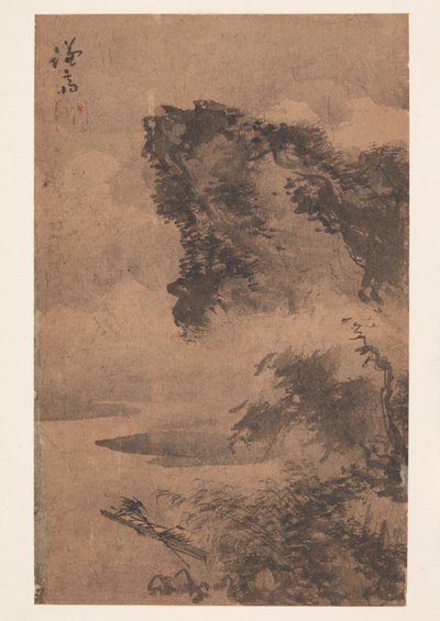 Landskab (albumblad) af Chong Son