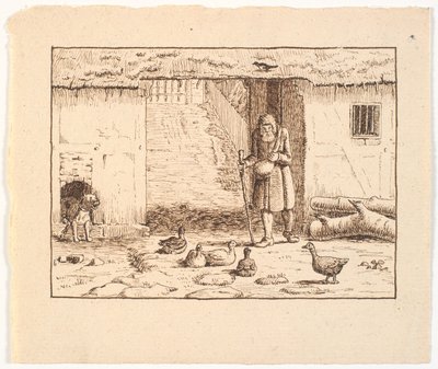 Illustration til St. St. Blicher, De tre Helligaftener af Christen Dalsgaard