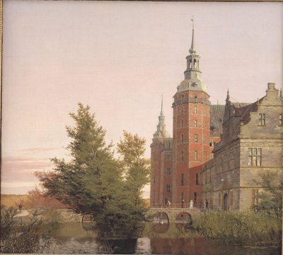 Frederiksborg Slot Set fra Nordvest af Christen Købke
