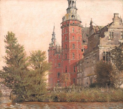 Frederiksborg Slot set fra Nordvest. Undersøgelse af Christen Købke