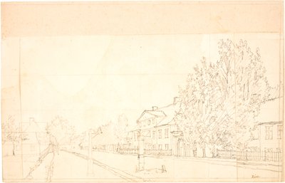 Morning View of Østerbro af Christen Købke