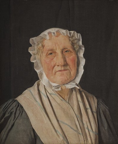 Portræt af Inger Margrethe Høyen, født Schrøder, mor til kunsthistorikeren N.L. Bakken af Christen Købke