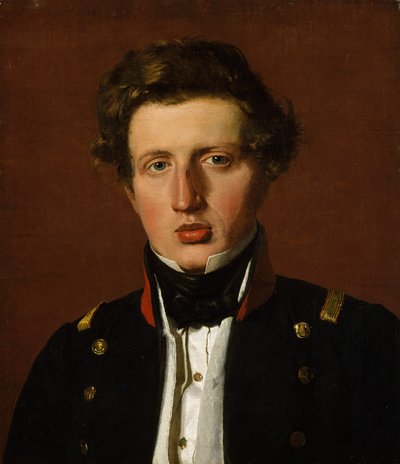 Valdemar Hjartvar Købke 1813-1893, Kunstnerens Broder, ca. 1838. af Christen Købke