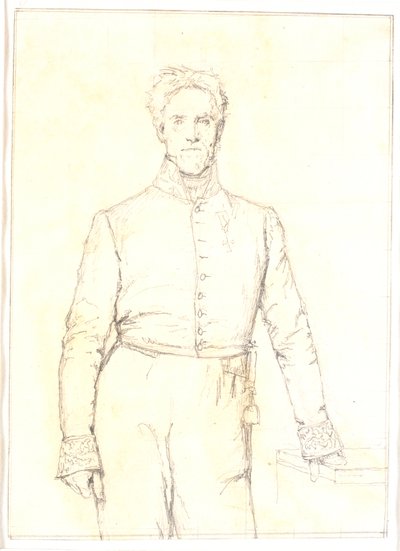 Amtmand, kammerherre Jens Andreas Graah (1787-1873) af Christen Købke