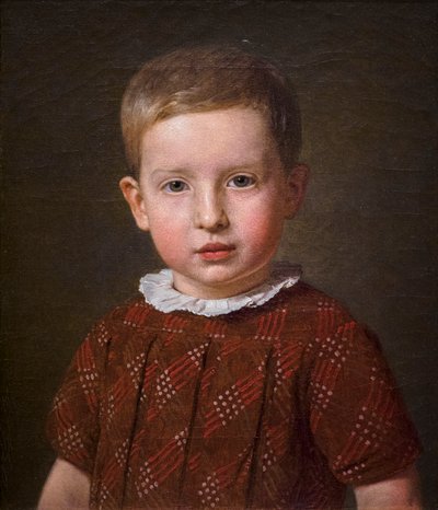 Johan Jacob Krohn, kunstnerens nevø, som barn af Christen Schjellerup Kobke