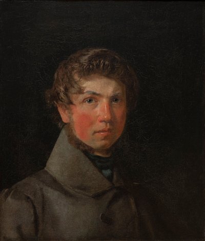 Selvportræt, ca. 1833 (olie på lærred) af Christen Schjellerup Kobke
