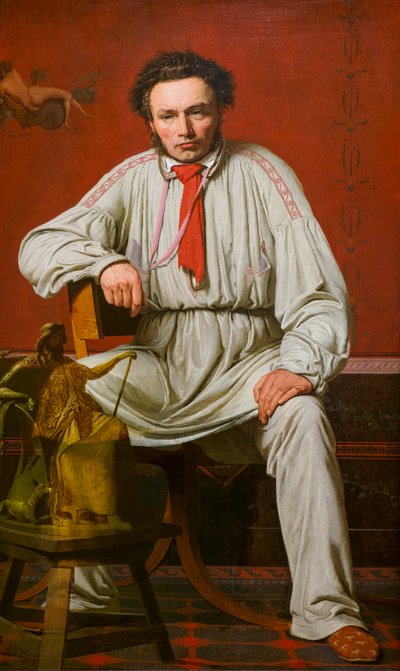 Billedhuggeren Hermann Ernst Freund af Christen Schjellerup Kobke