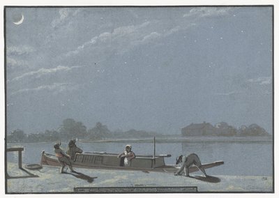 Ankomsten af ​​den forældreløse pram på Buiten Amstel (dagbog, 19. november) af Christiaan Andriessen