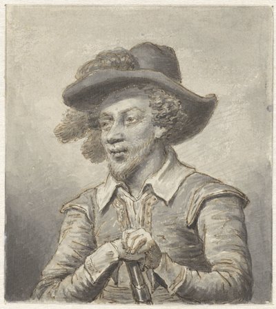 Kriger i historisk dragt af Christiaan Kramm