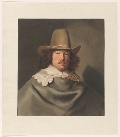 Portræt af Abraham Velters (1603-1690) af Christiaan Kramm